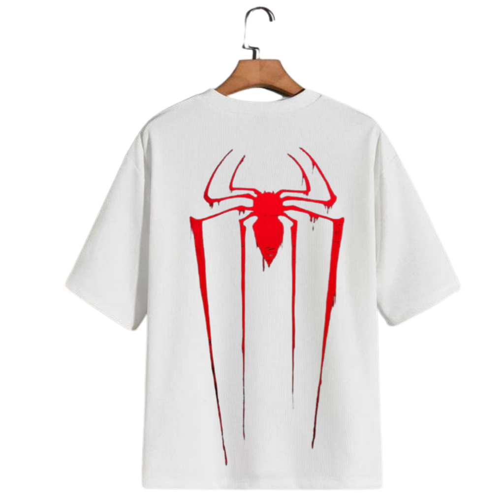 Spider Icon Graphic Oversized T-Shirt