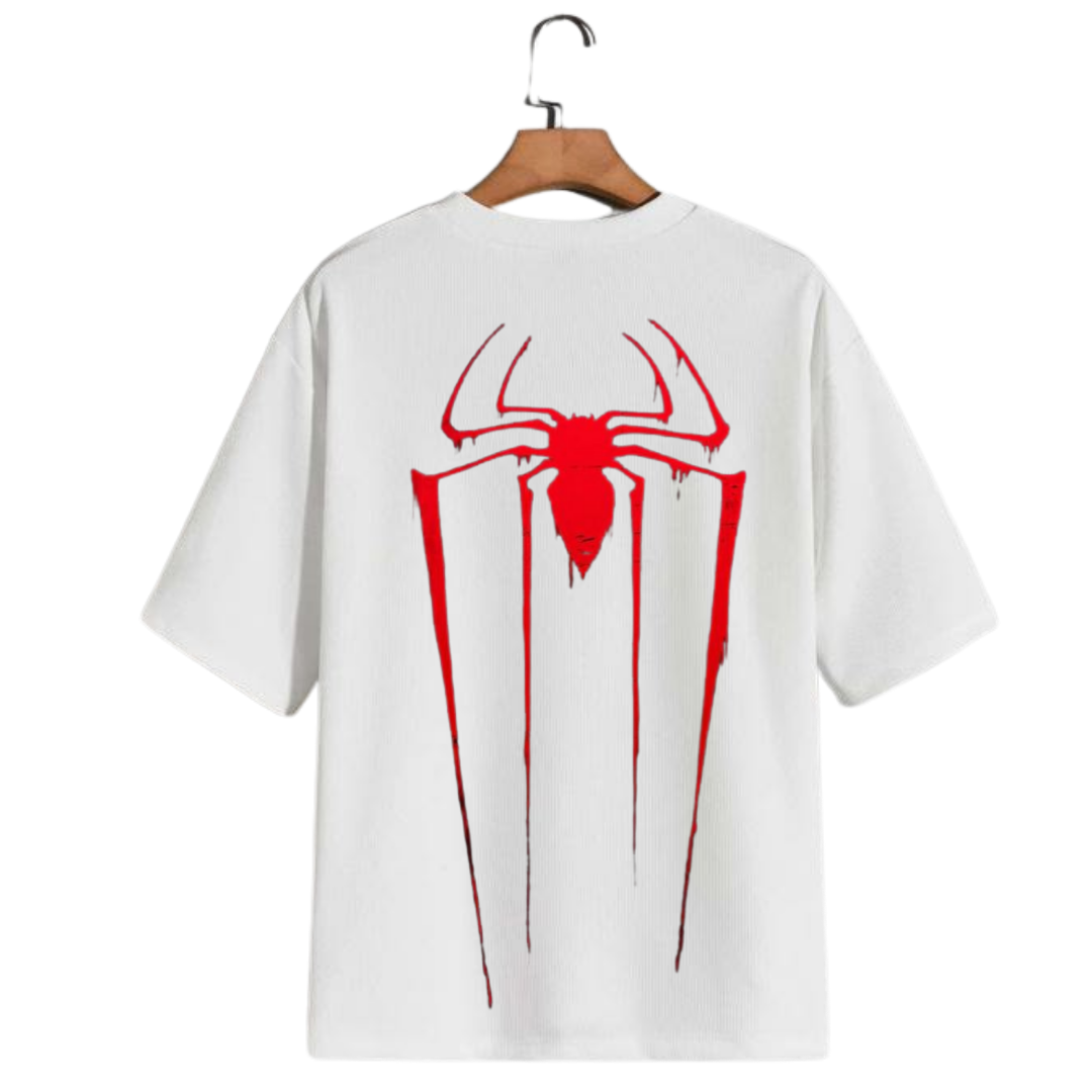 Spider Icon Graphic Oversized T-Shirt