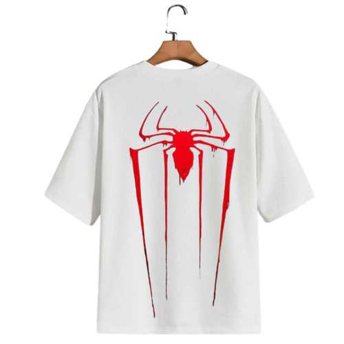 Spider Icon Graphic Oversized T-Shirt