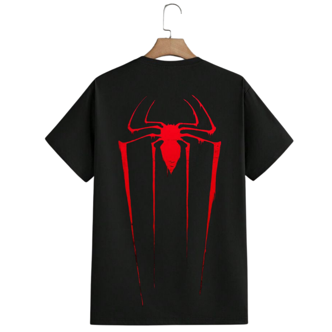 Spider Icon Graphic Oversized T-Shirt