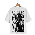 Spider Shadow Back Print Oversized T-Shirt